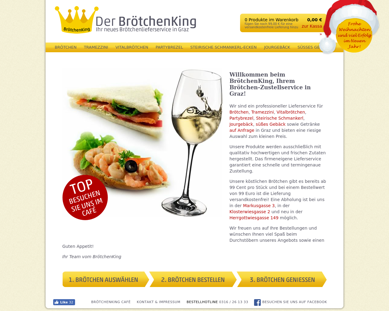 Bild Website broetchenking.at in 1280x1024