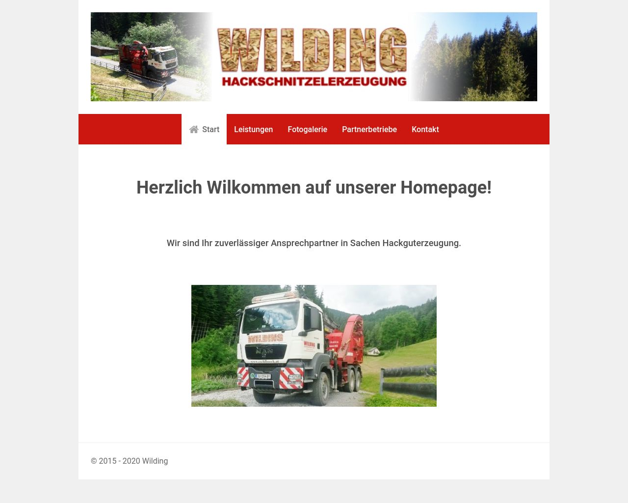 Bild Website hackschnitzelerzeugung.at in 1280x1024