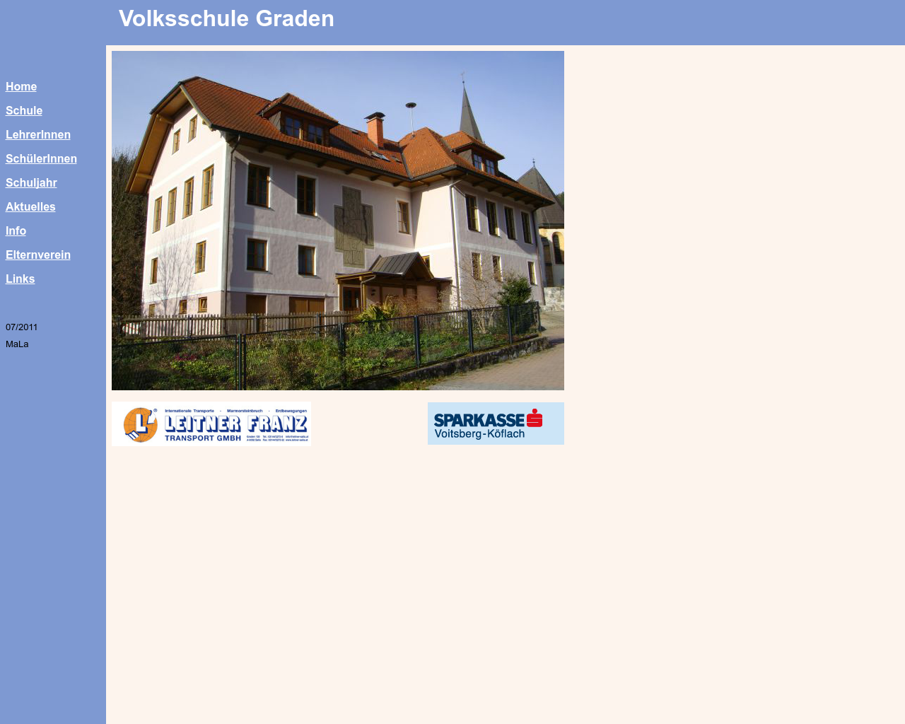 Bild Website vs-graden.at in 1280x1024