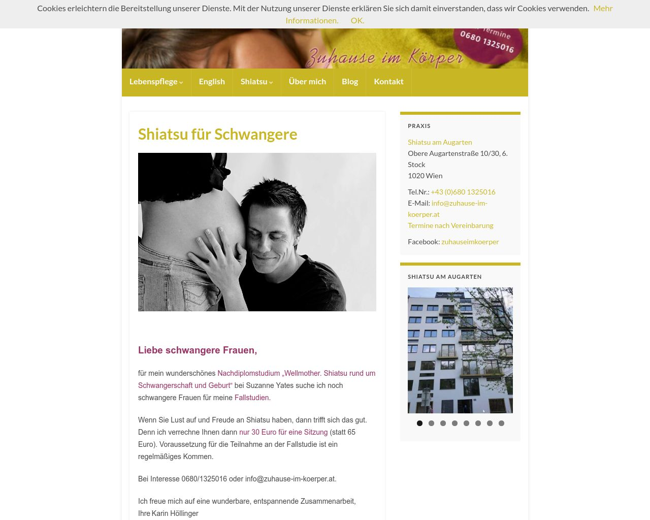 Bild Website zuhause-im-koerper.at in 1280x1024